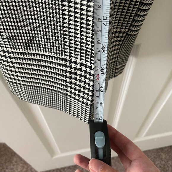 Cynthia Rowley Black and White Checkered Dress Pants Size 8 New Without Tags - Picture 6 of 7